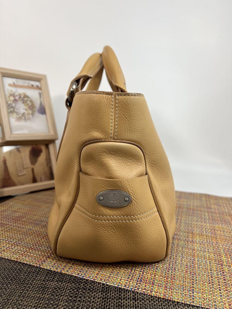 CELINE handbag Purse Boogie Bag Leather Used Women's Authentic