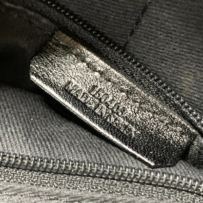 LOEWE Bag Anagram Hand Tote Purse Canvas Leather Beige Black Silver Authentic