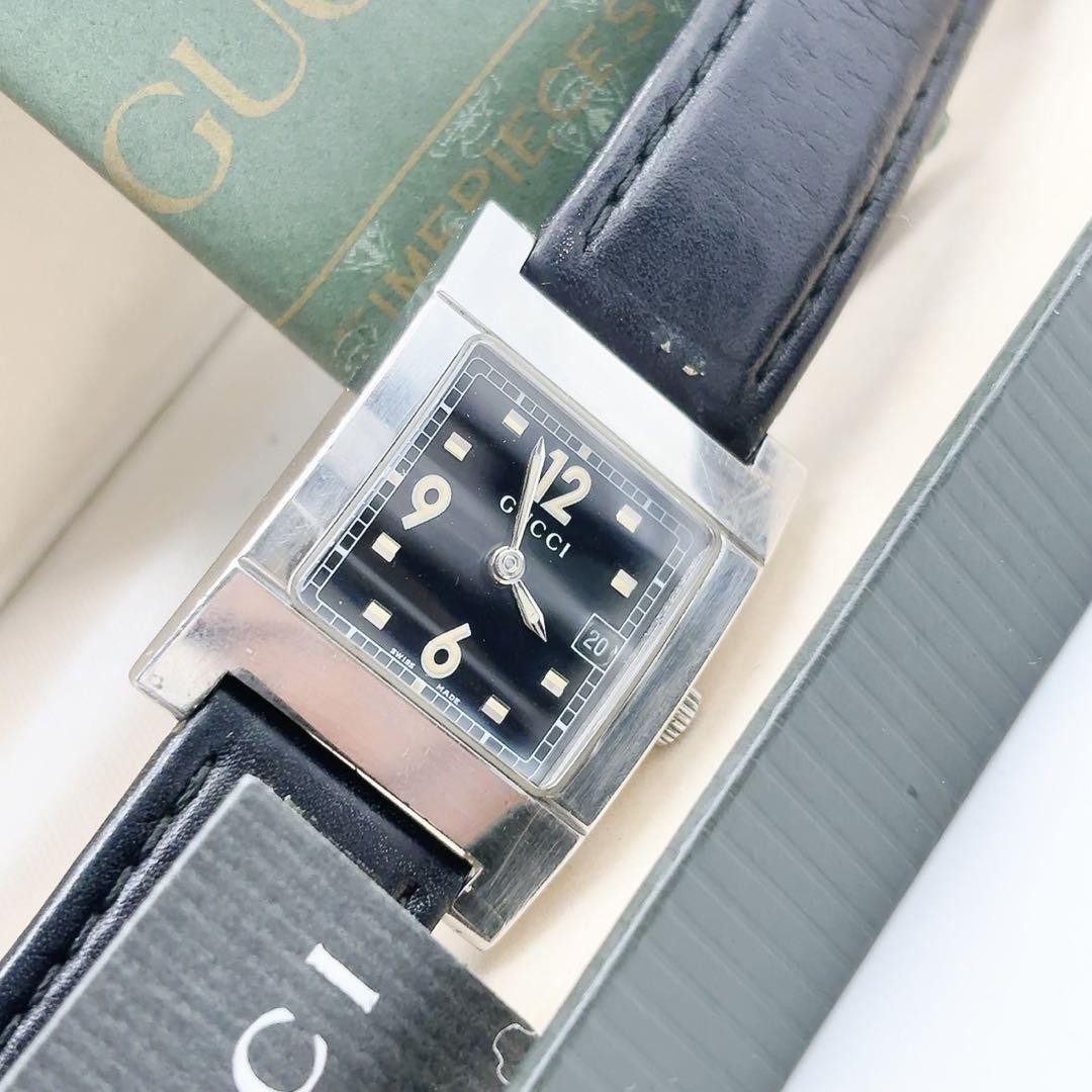 GUCCI Quartz Watch Wristwatch Silver Women's Authentic