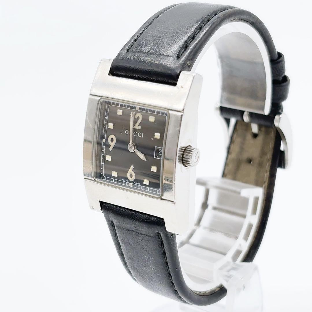 GUCCI Quartz Watch Wristwatch Silver Women's Authentic