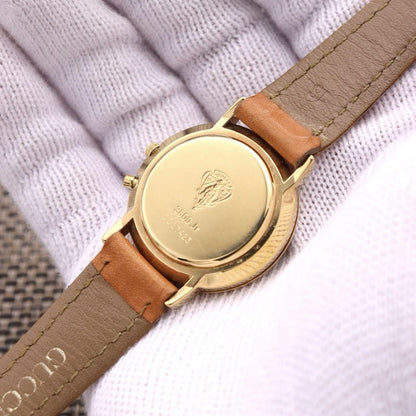 GUCCI 3800Jr Quartz Watch Wristwatch Gold Women's Authentic