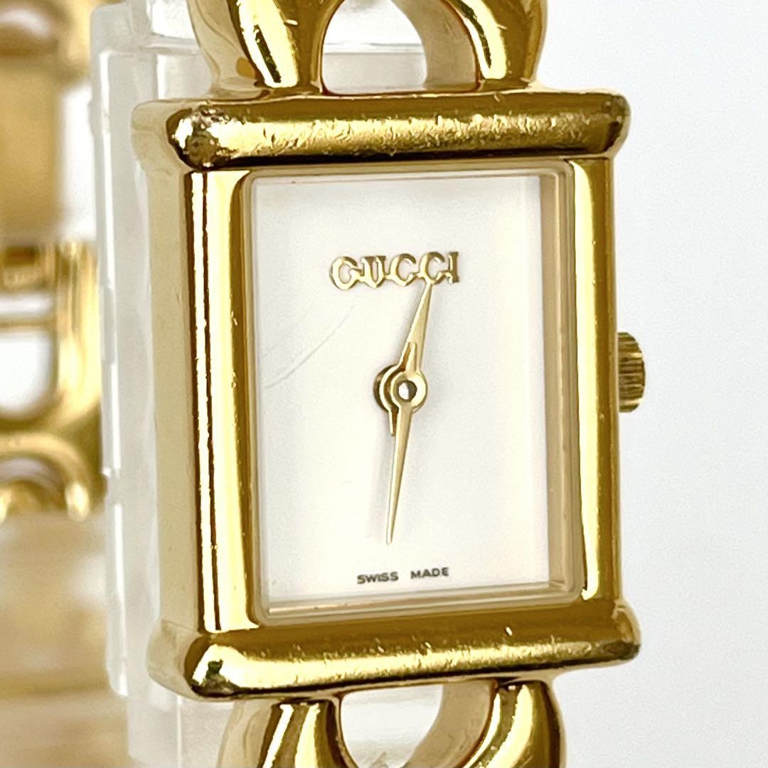 GUCCI 1800L Quartz Watch Wristwatch Gold Women's Authentic