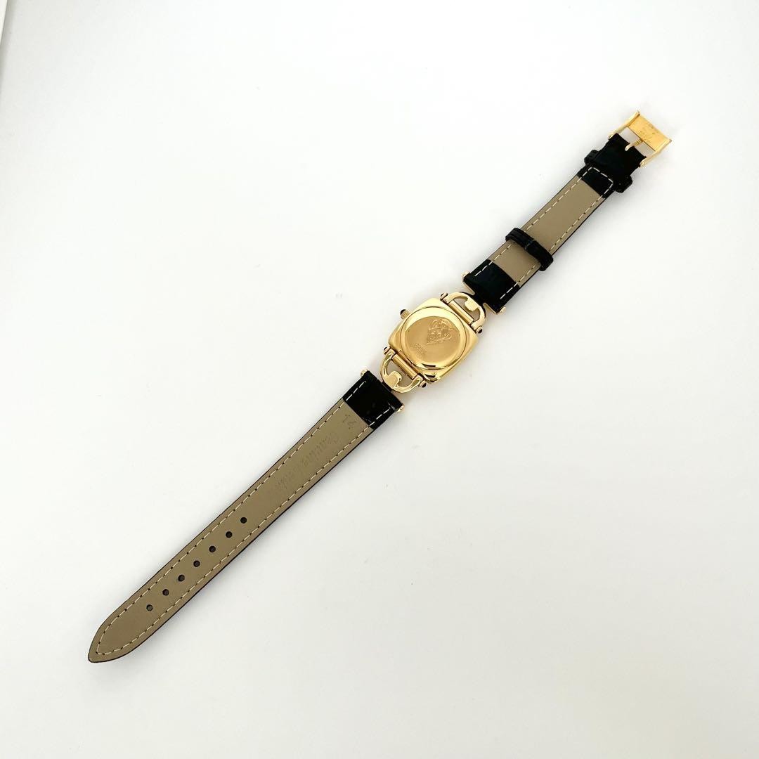 GUCCI 6300L Quartz Watch Wristwatch Gold Women's Authentic