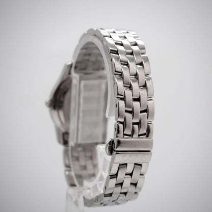 GUCCI 5500L Quartz Watch Wristwatch White Silver Women's Authentic