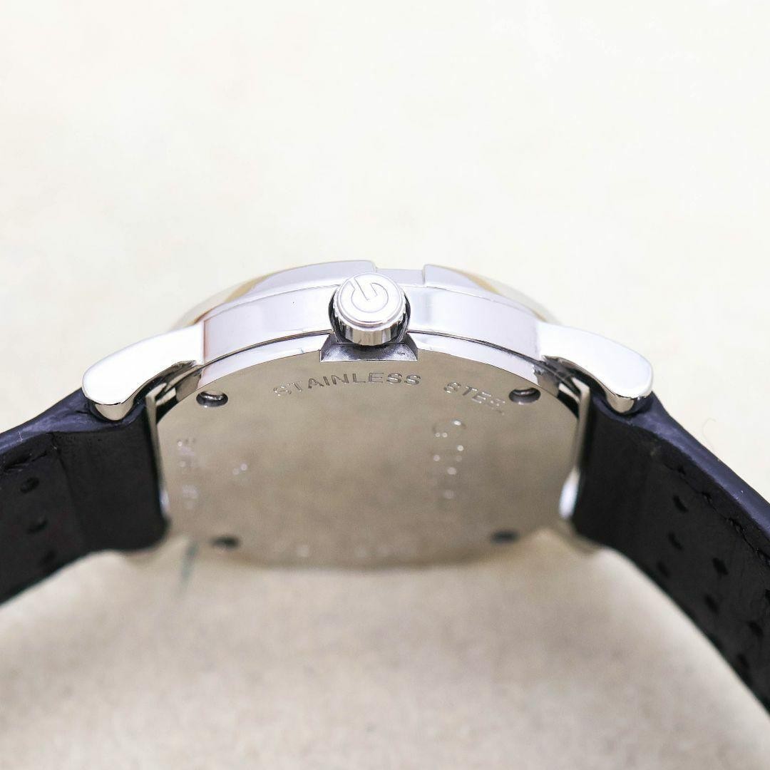 GUCCI 101L Quartz Watch Wristwatch Silver Black Women's Authentic