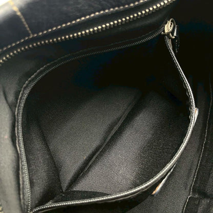 COACH Shoulder Bag Purse 2way Leather Black Authentic