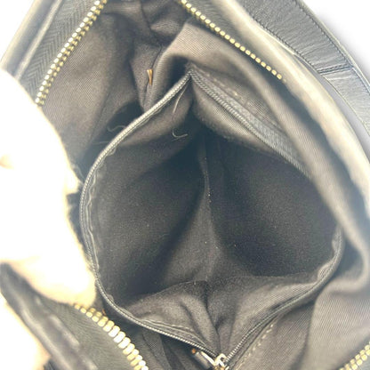COACH Shoulder Bag Purse Signature Canvas Black Authentic