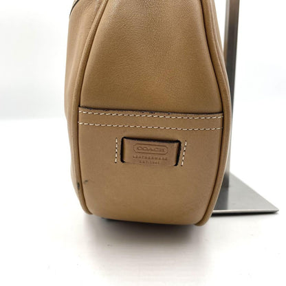 COACH Shoulder Bag Purse 7548 Leather Brown Authentic