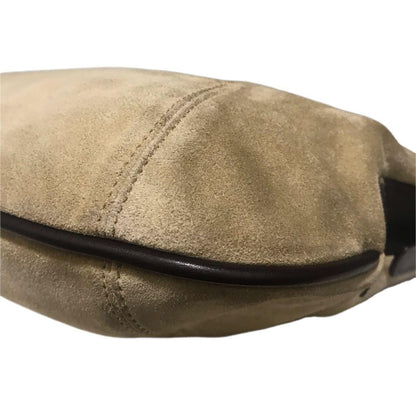 COACH Shoulder Bag Purse Soho Suede Brown Authentic