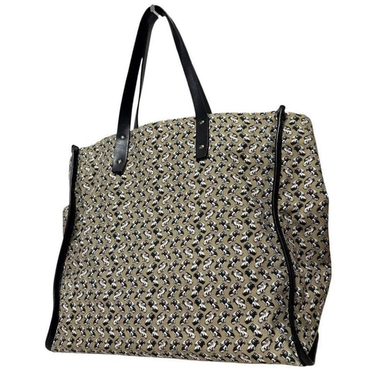 Dolce & Gabbana Hand Bag Tote Purse Beige Authentic