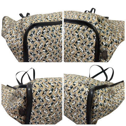 Dolce & Gabbana Hand Bag Tote Purse Beige Authentic