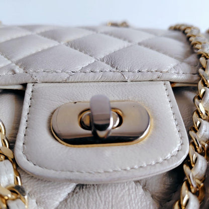 GIVENCHY Shoulder Bag Purse Chain 4G Leather Authentic