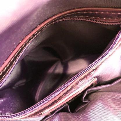 Valentino Hand Shoulder Bag Tote Purse Purple Authentic