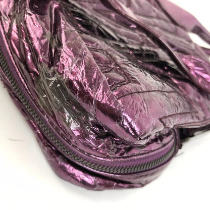 Valentino Hand Shoulder Bag Tote Purse Purple Authentic