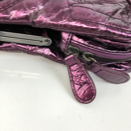 Valentino Hand Shoulder Bag Tote Purse Purple Authentic