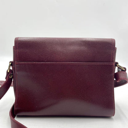 Longchamp Shoulder Bag Purse Leather Authentic