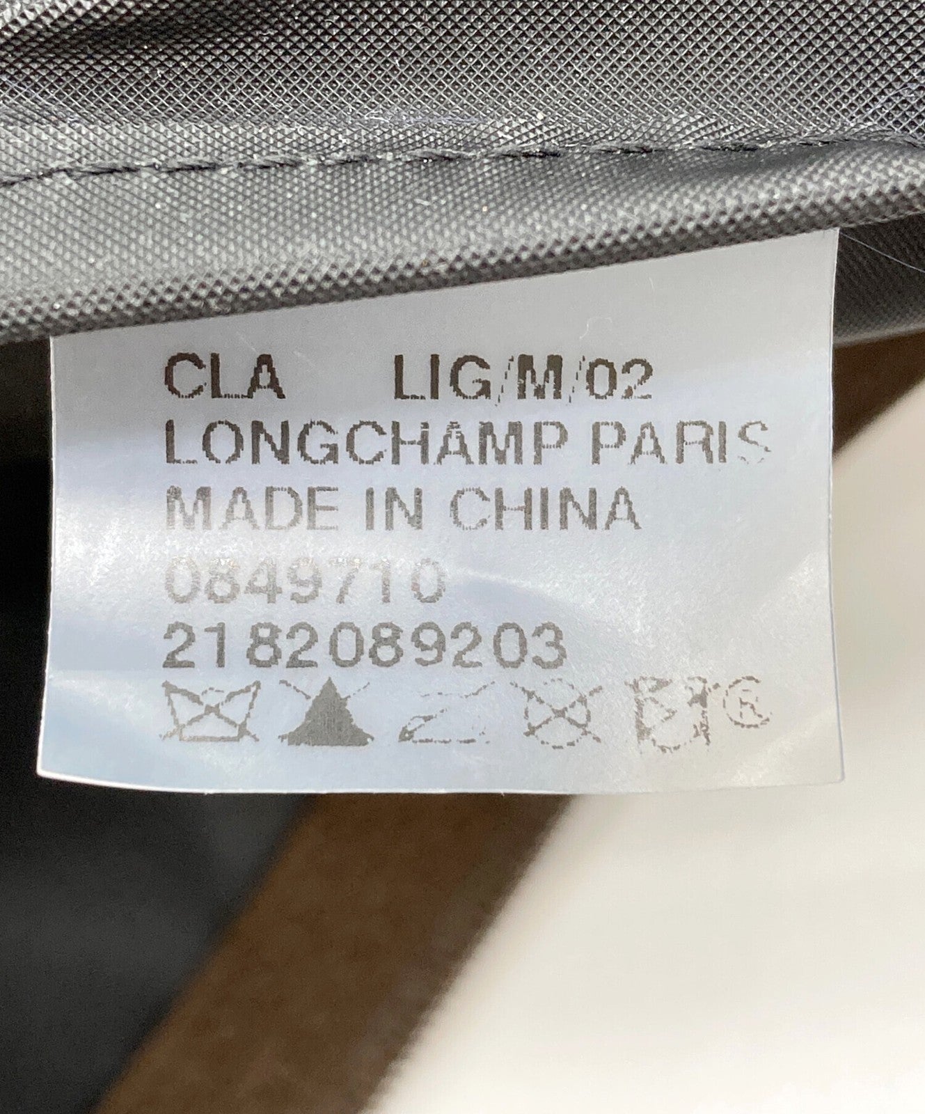 Longchamp Hand Bag Tote Purse Le Pliage Nylon Brown Authentic