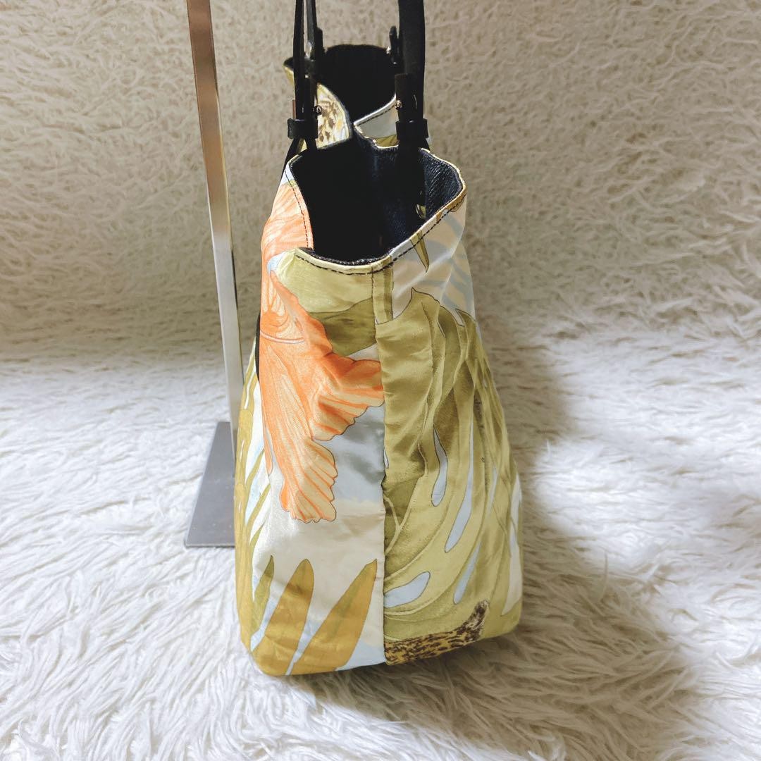 Salvatore Ferragamo Hand Bag Tote Purse Gancini Multicolor Authentic