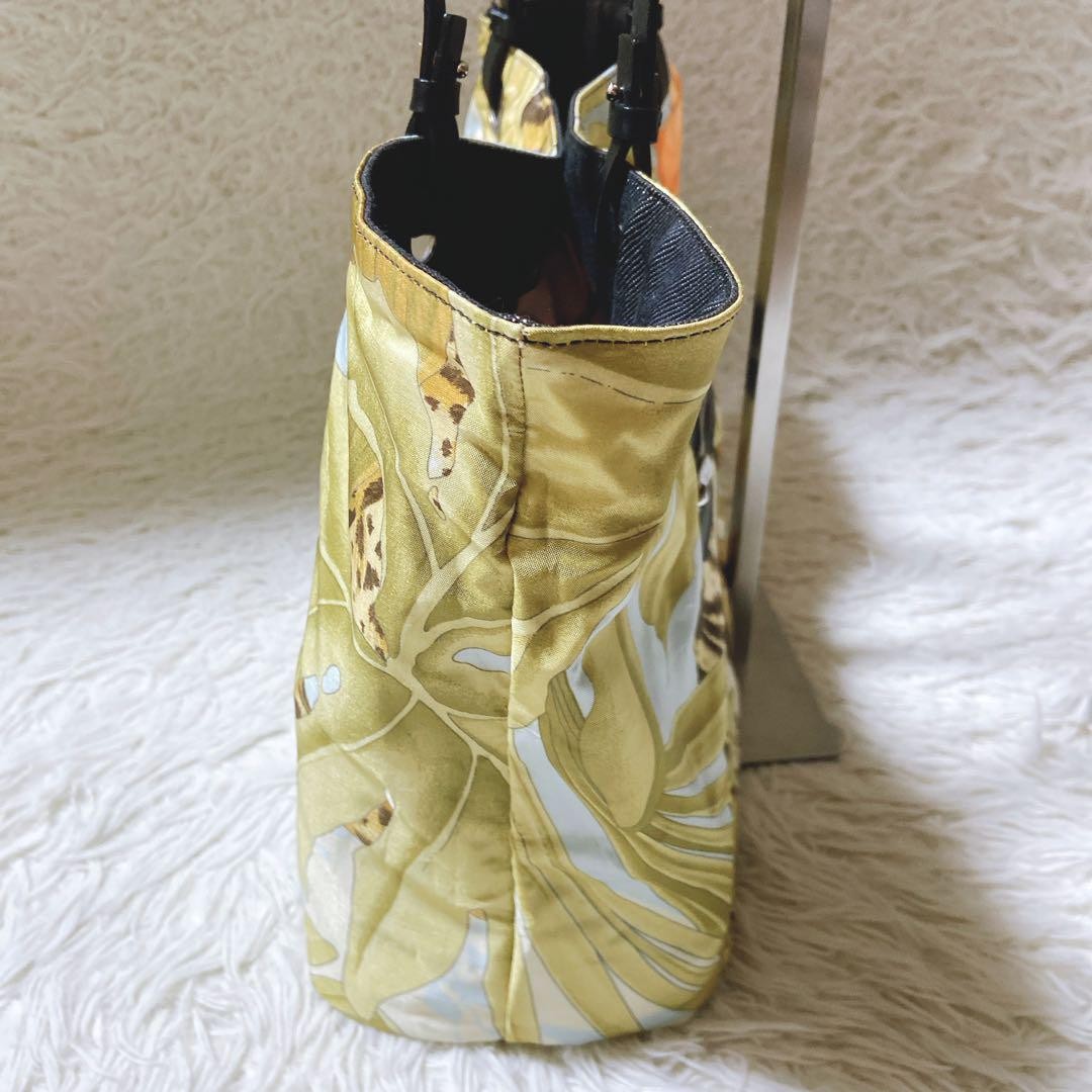 Salvatore Ferragamo Hand Bag Tote Purse Gancini Multicolor Authentic