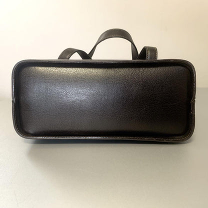 Salvatore Ferragamo Hand Shoulder Bag Purse 2way Gancini Suede Leather Brown