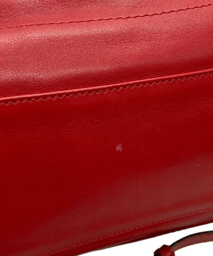 Salvatore Ferragamo Hand Shoulder Bag Tote Purse 2way Gancini Red Authentic