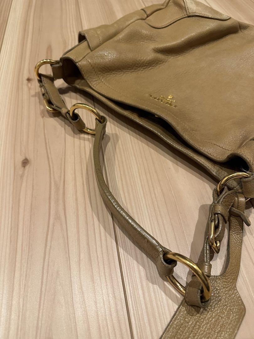PRADA Hand Shoulder Bag Tote Purse Leather Authentic