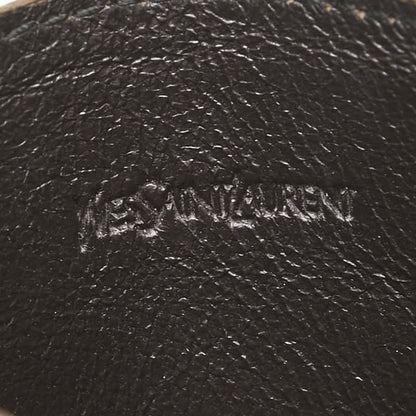Saint Laurent Card Case Holder Wallet Compact Purse YSL Cassandra Gold Authentic