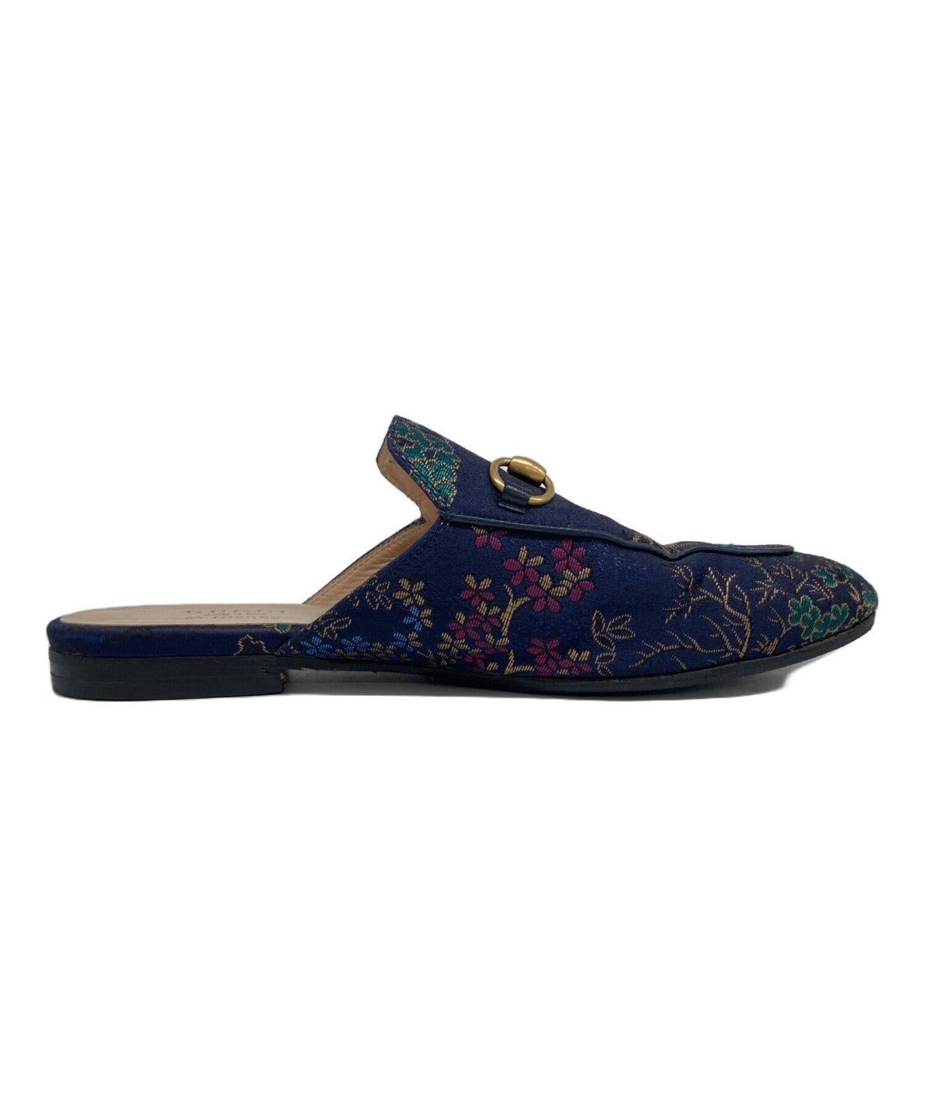 GUCCI DISNEY Mule Shoes EU 37 US 7 Navy Authentic