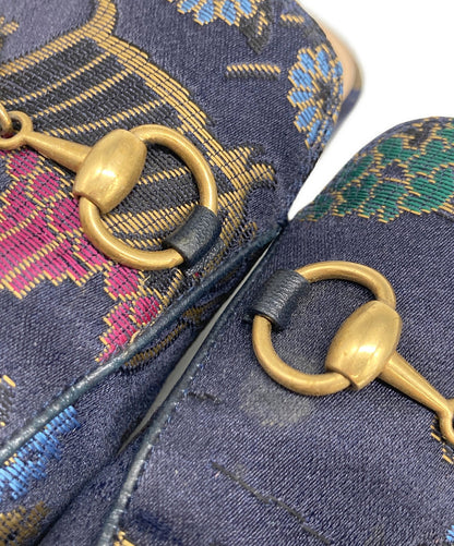 GUCCI DISNEY Mule Shoes EU 37 US 7 Navy Authentic
