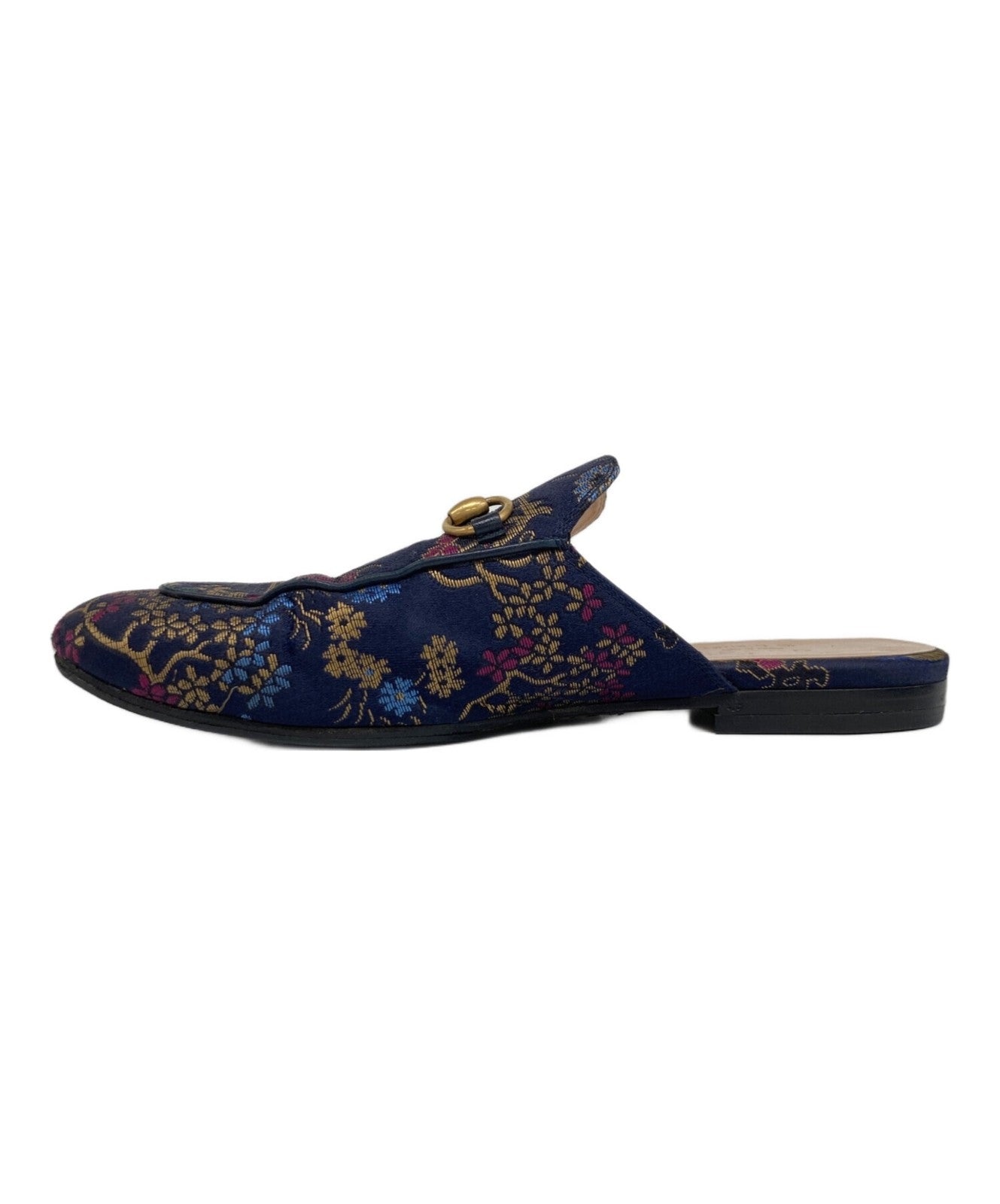 GUCCI DISNEY Mule Shoes EU 37 US 7 Navy Authentic