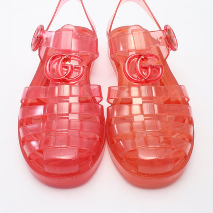 GUCCI Sandals Shoes GG Marmont EU 36 US 6 Red Authentic