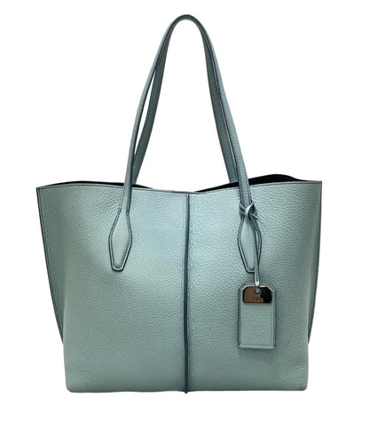 TOD'S Hand Bag Tote Purse Blue Authentic