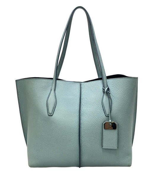TOD'S Hand Bag Tote Purse Blue Authentic