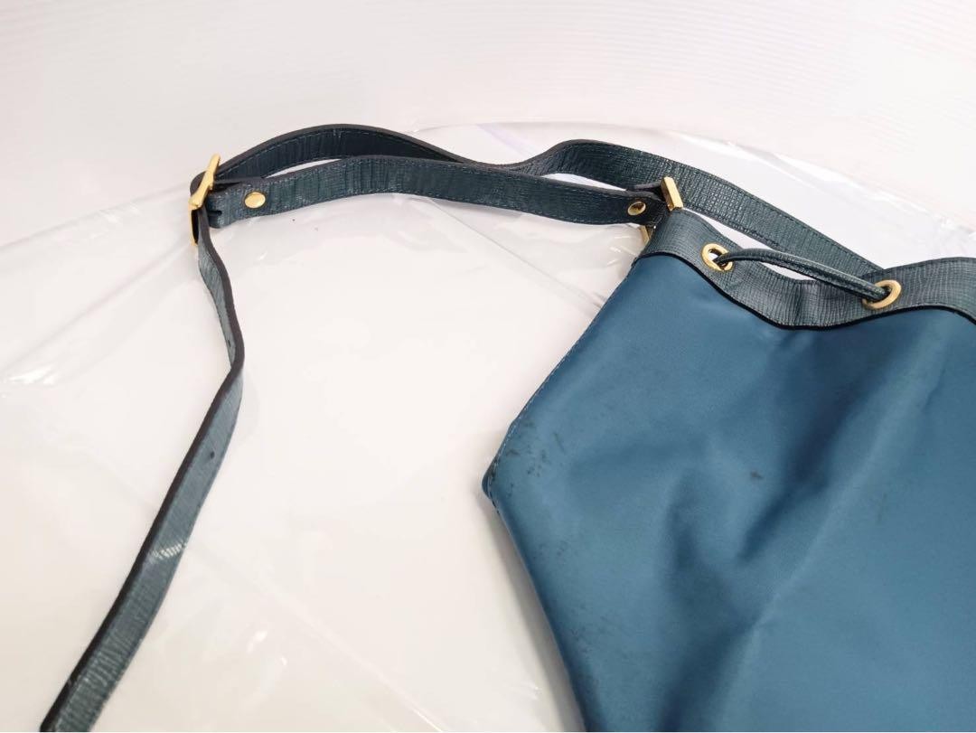Dolce & Gabbana Shoulder Bag Purse Blue Authentic