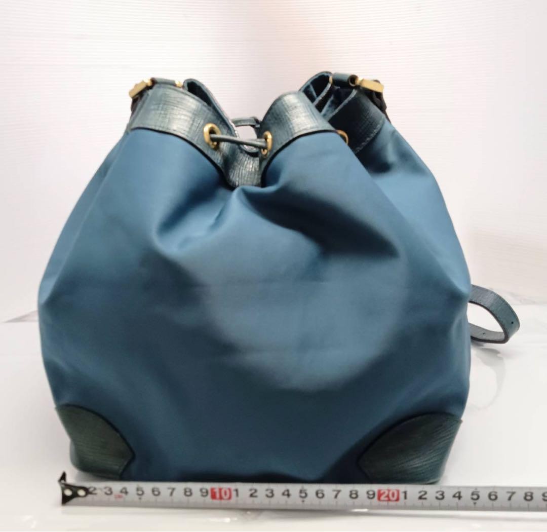 Dolce & Gabbana Shoulder Bag Purse Blue Authentic
