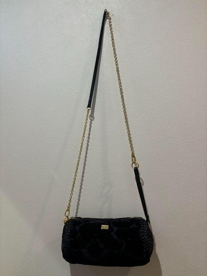 Dolce & Gabbana Shoulder Bag Purse 2way Leopard Black Authentic