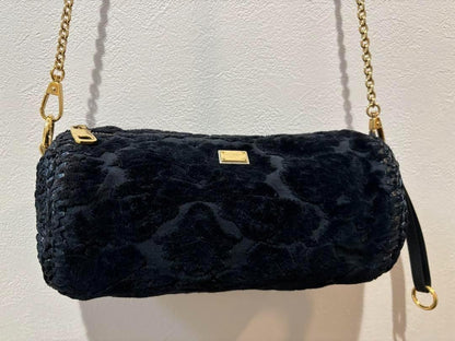 Dolce & Gabbana Shoulder Bag Purse 2way Leopard Black Authentic