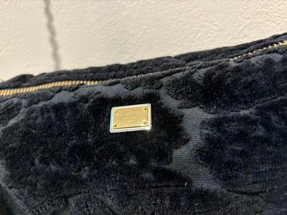 Dolce & Gabbana Shoulder Bag Purse 2way Leopard Black Authentic