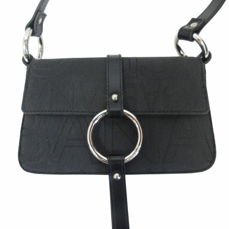 Dolce & Gabbana Hand Bag Tote Purse Nylon Canvas Leather Black Authentic