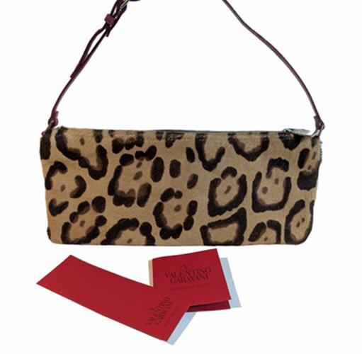 Valentino Garavani Accessory Pouch Hand Bag Tote Purse Authentic