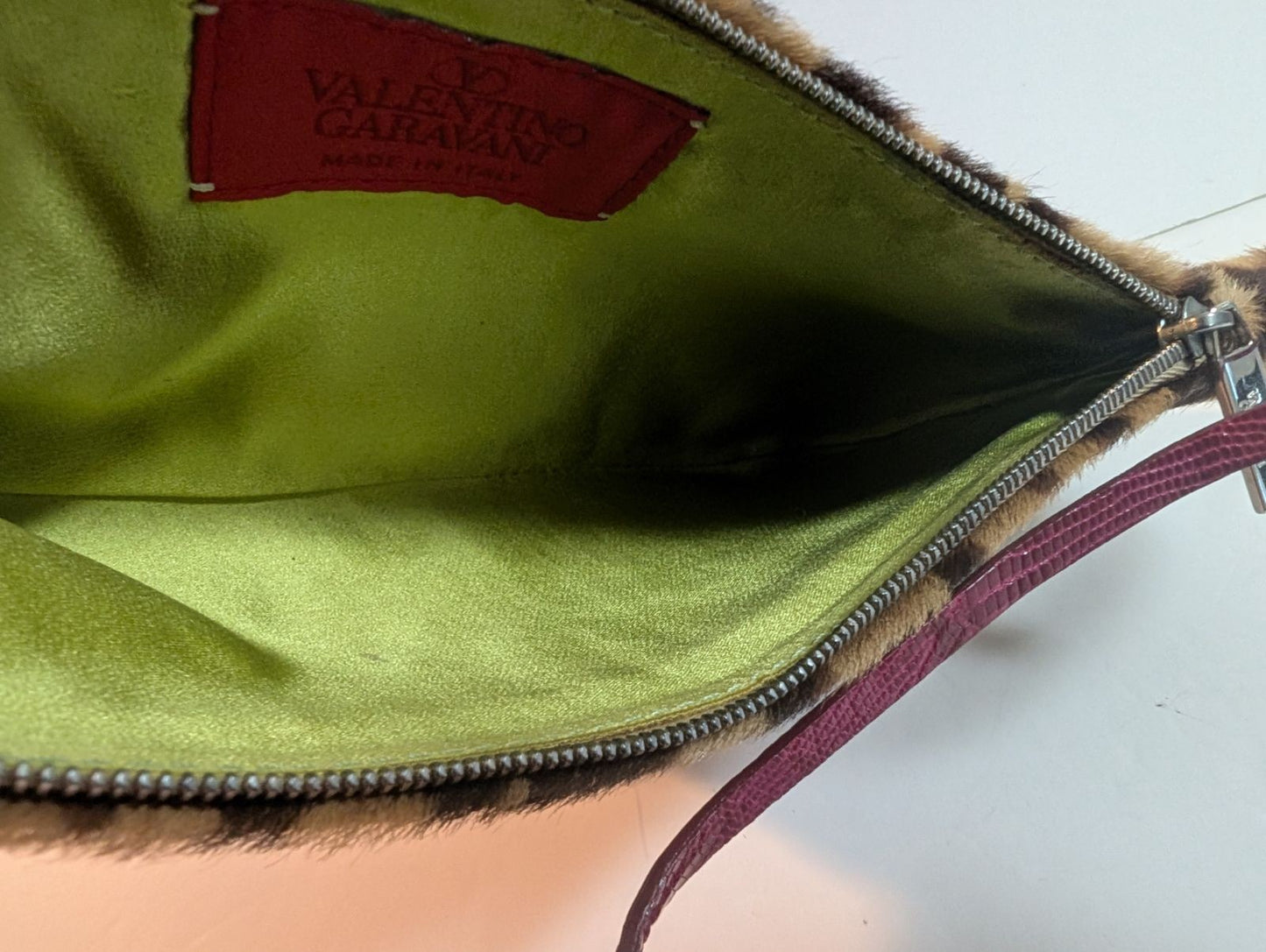 Valentino Garavani Accessory Pouch Hand Bag Tote Purse Authentic