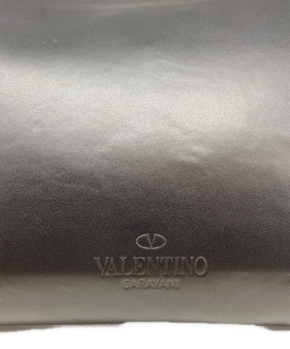 Valentino Garavani Clutch Bag Second Bag VLTN Studs Black Authentic