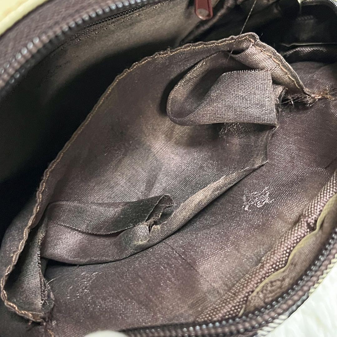 BURBERRYS Shoulder Bag Purse Nova Check PVC Leather Beige Authentic