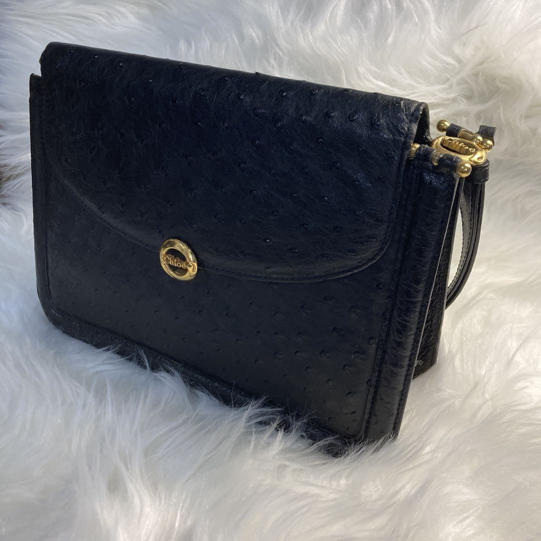 Chloe Shoulder Bag Purse Black Authentic