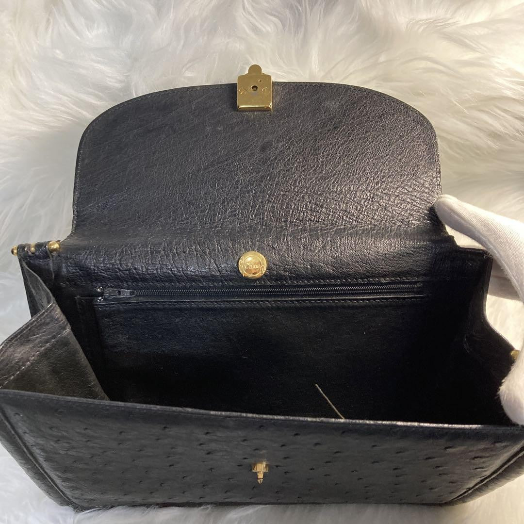 Chloe Shoulder Bag Purse Black Authentic