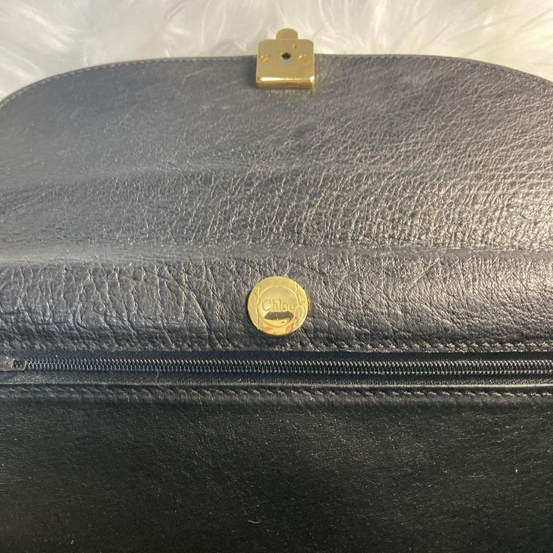 Chloe Shoulder Bag Purse Black Authentic