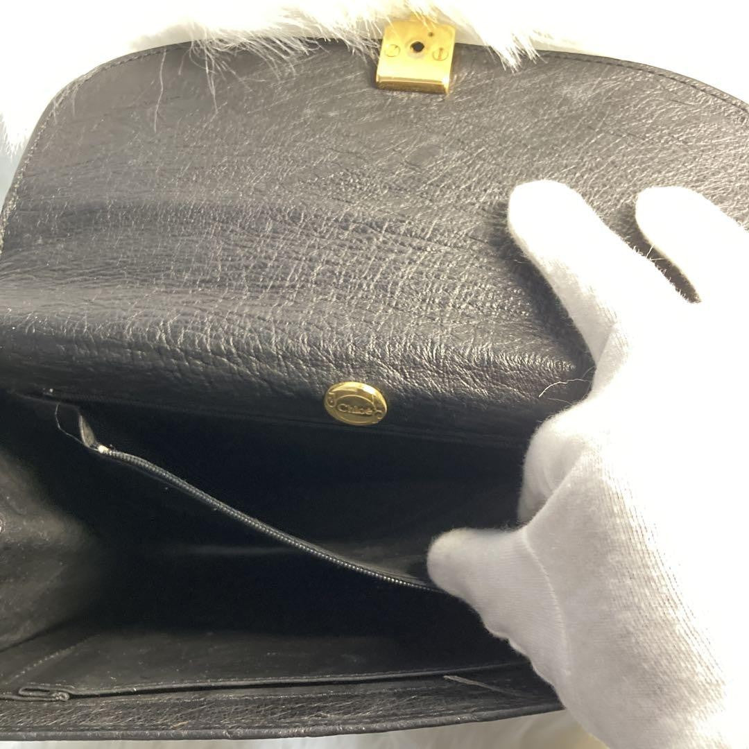 Chloe Shoulder Bag Purse Black Authentic