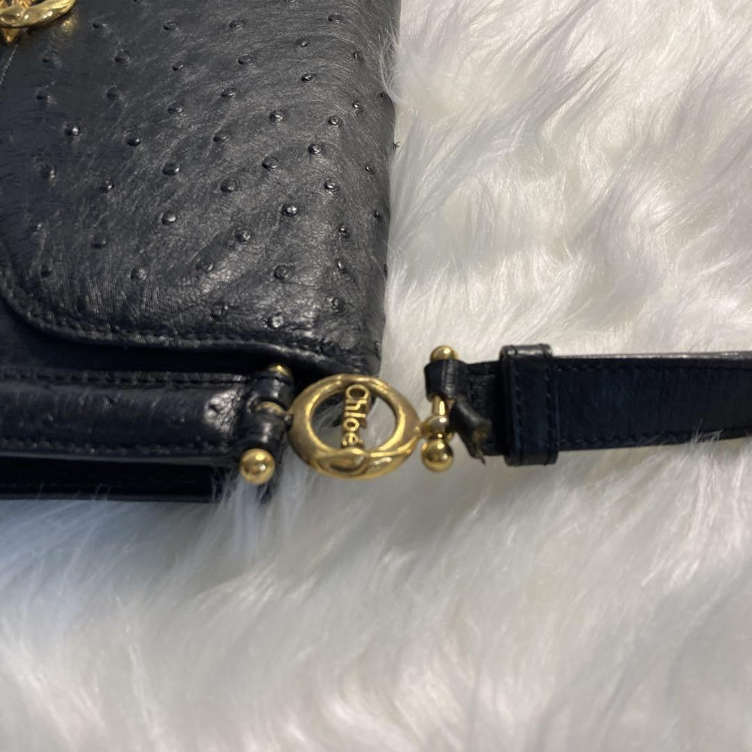 Chloe Shoulder Bag Purse Black Authentic