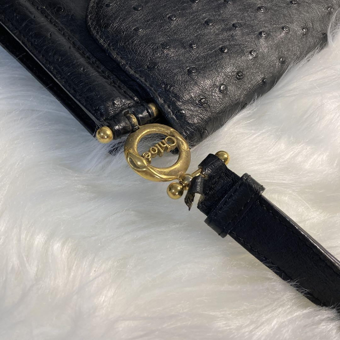 Chloe Shoulder Bag Purse Black Authentic