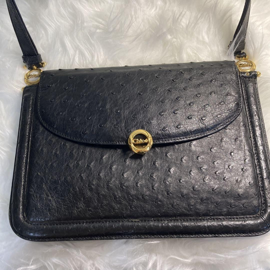 Chloe Shoulder Bag Purse Black Authentic